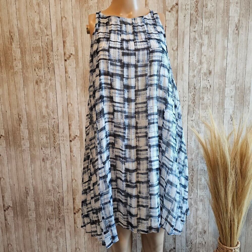 Women's BB Dakota Blue and White Printed Dress Size XS